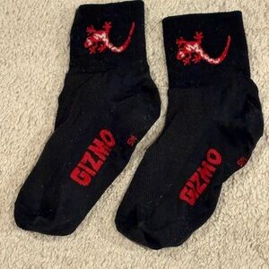 Gizmo Men’s Socks Black /Red Lizard S/M